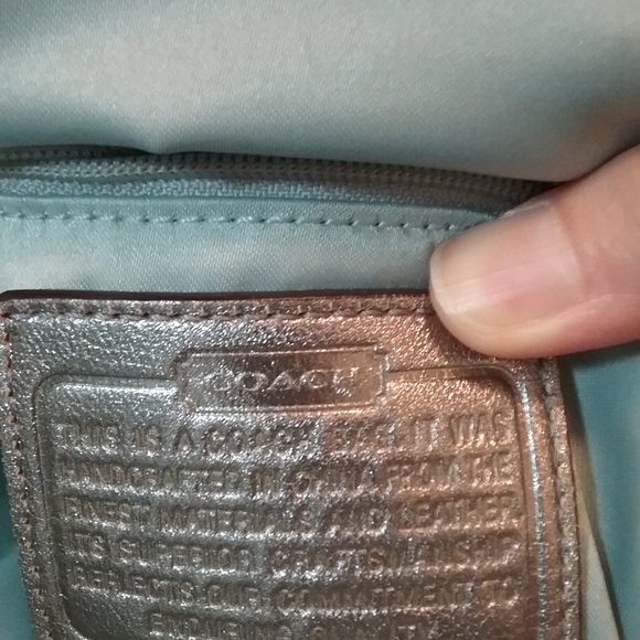 Coach Silver Handbag - Picture 5 of 5